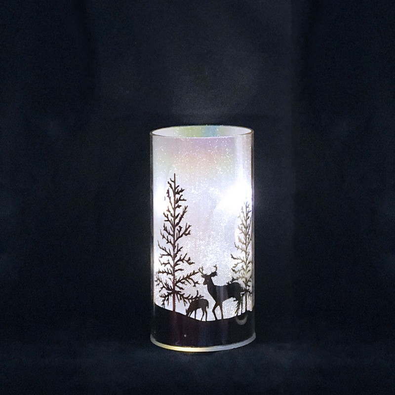 Sparkler Deer Park Small (Battery with Timer) - 15.5 x 8 cms