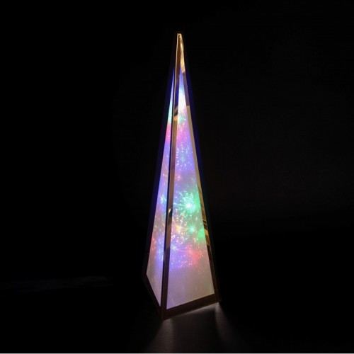 Rainbow Starburst Pyramid - 45cm
