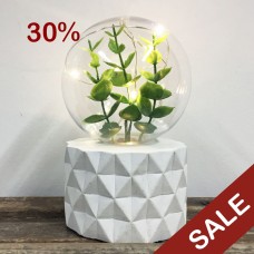 Plant Lamp - Leaf Bulb - Facet Base