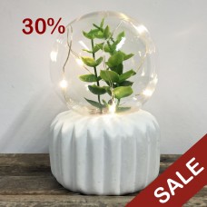 Plant Lamp - Leaf Bulb - Ribbed Base