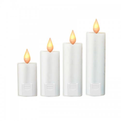 Foursome White Candlesticker